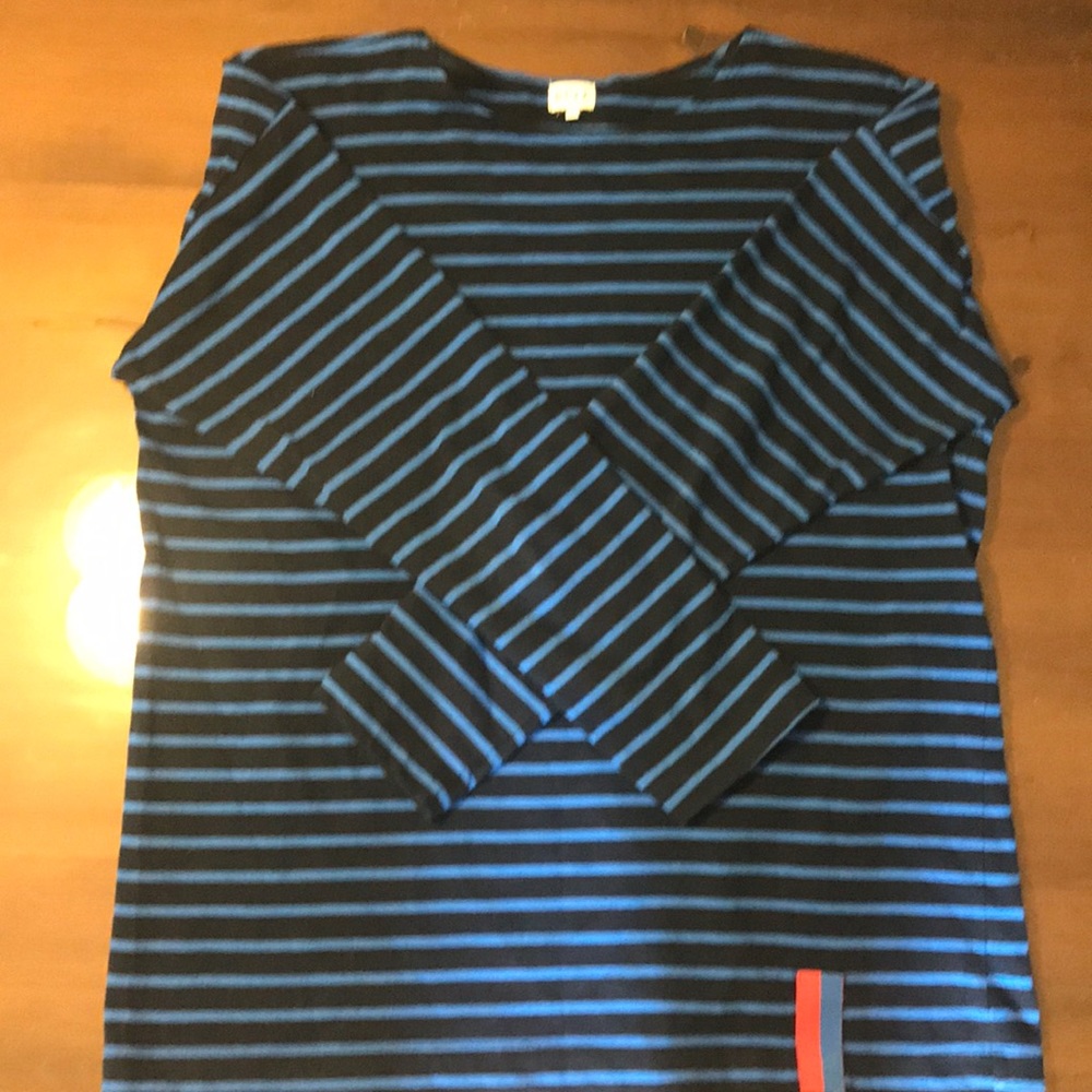 Kule boyfriend shirt in navy/royal blue